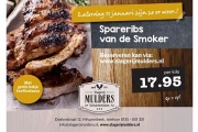 Spareribs van de Smoker afhalen zaterdag 11 januari